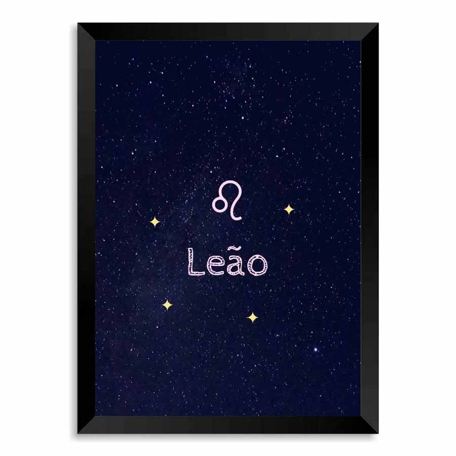 Quadro Signo Gêmeos Estrelas Quadro Decoração