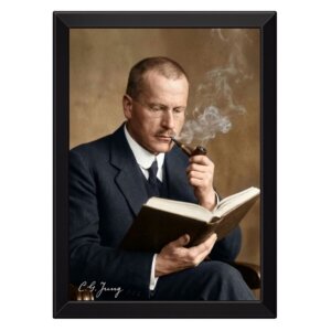Quadro Carl Jung Cachimbo Psicanalista