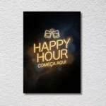 Kit Barzinho All Black 5 Placas Decorativas Para Bares Estabelecimentos Área Gourmet Presente Bebidas-9