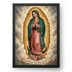 Quadro Nossa Senhora de Guadalupe Rogai Por Nós