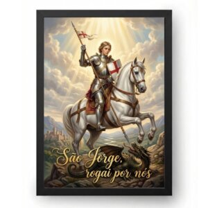 Quadro São Jorge Rogai Por Nós