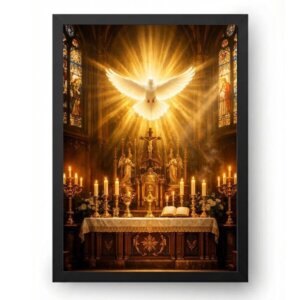 Quadro Espírito Santo Acima Do Altar