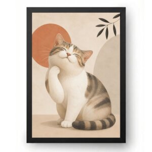 Gato Minimalista Boho Foto