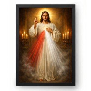 Quadro Jesus Misericordioso Altar Sagrado