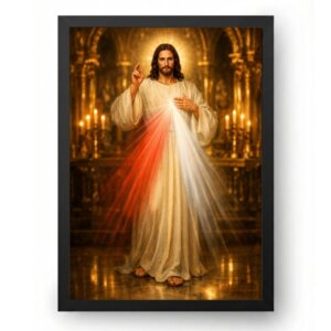Quadro Jesus Misericordioso Capela Dourada