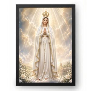 Quadro Nossa Senhora De Fátima Para Sala Arte Sacra