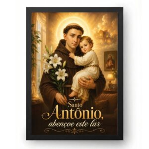 Quadro Santo Antônio Abençoe Este Lar