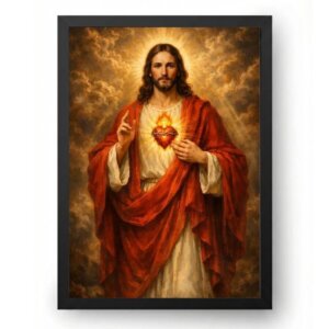 Quadro Sagrado Coração de Jesus Clássico