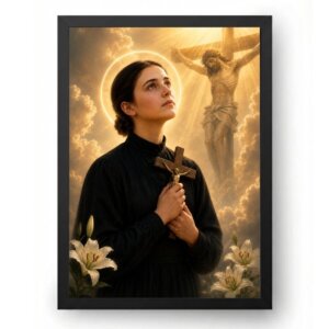 Quadro Santa Gemma Galgani Mística