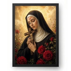 Quadro Santa Rita de Cássia Arte Sacra