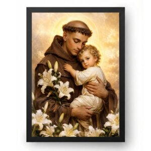 Quadro Santo Antonio Clássico Devocional