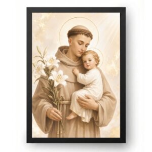 Quadro Santo Antônio Moderno Minimalista
