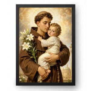 Quadro Santo Antônio Renascentista Clássico