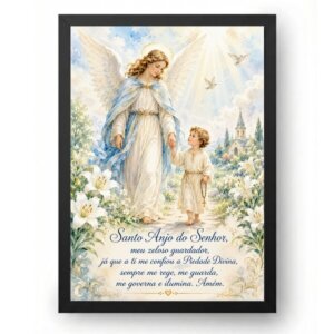 Oração do Anjo da Guarda Estilo Infantil