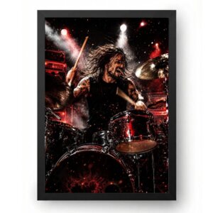 Quadro Bateria Energia do Rock