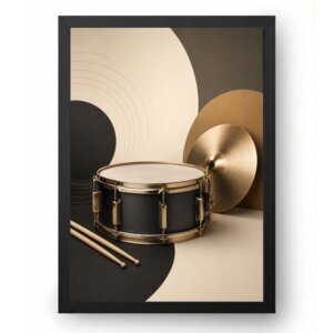 Quadro Bateria Essência do Ritmo