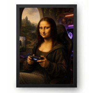 Quadro Mona Lisa Gamer