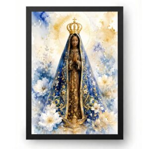 Quadro Nossa Senhora Aparecida Aquarela Premium