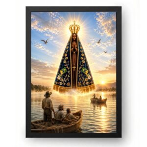 Quadro Nossa Senhora Aparecida no Rio Paraíba