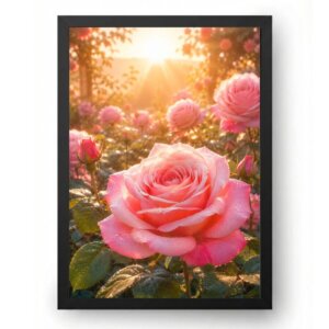 Quadro Jardim de Rosas Encantado