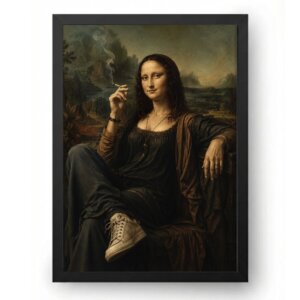 Quadro Mona Lisa no Rebelde