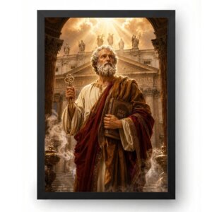 Quadro São Pedro Apóstolo da Igreja