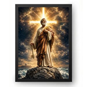 Quadro São Pedro e a Rocha da Fé