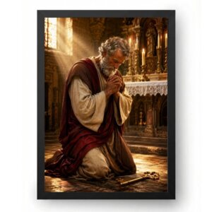 Quadro São Pedro em Oração