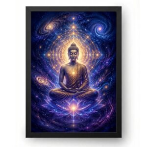 Quadro Buda Cósmico em Meditação