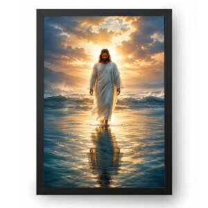 Quadro Jesus Cristo Caminhando Sobre as Águas