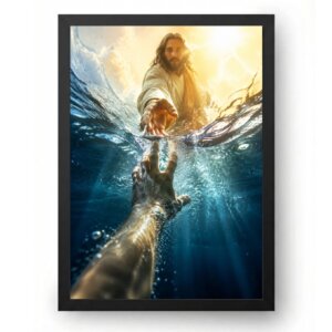 Quadro Jesus Cristo Mergulho da Fé