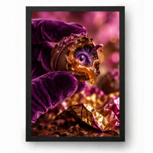 Quadro Halloween Bombom Assombrado com Olho Misterioso