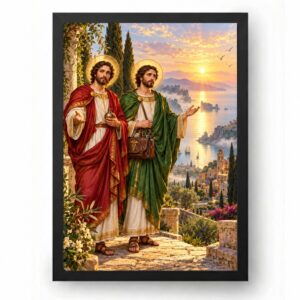 Quadro Cosme Damião Bênção ao Amanhecer