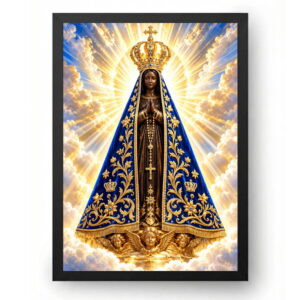 Quadro Nossa Senhora Aparecida Luz Divina