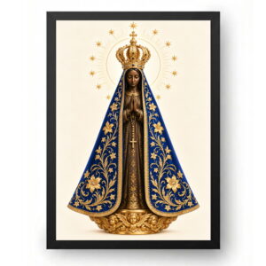 Quadro Nossa Senhora Aparecida Minimalista Luxo
