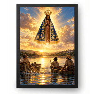 Quadro De Nossa Senhora Aparecida No Rio Paraiba