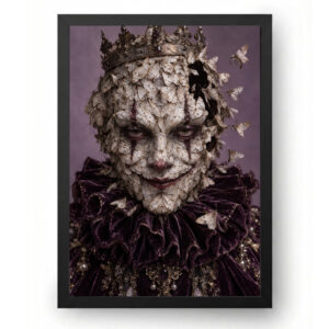 Quadro Palhaço de Terror Rei das Mariposas