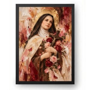 Quadro Santa Teresinha Arte Sacra Moderna