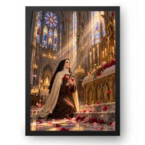 Quadro Santa Teresinha Igreja Gótica