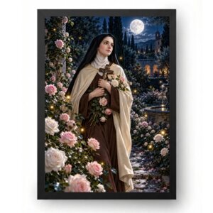 Quadro Santa Teresinha Jardim Noturno