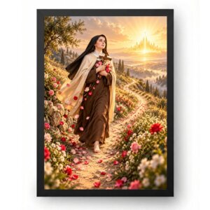 Quadro Santa Teresinha Pequeno Caminho
