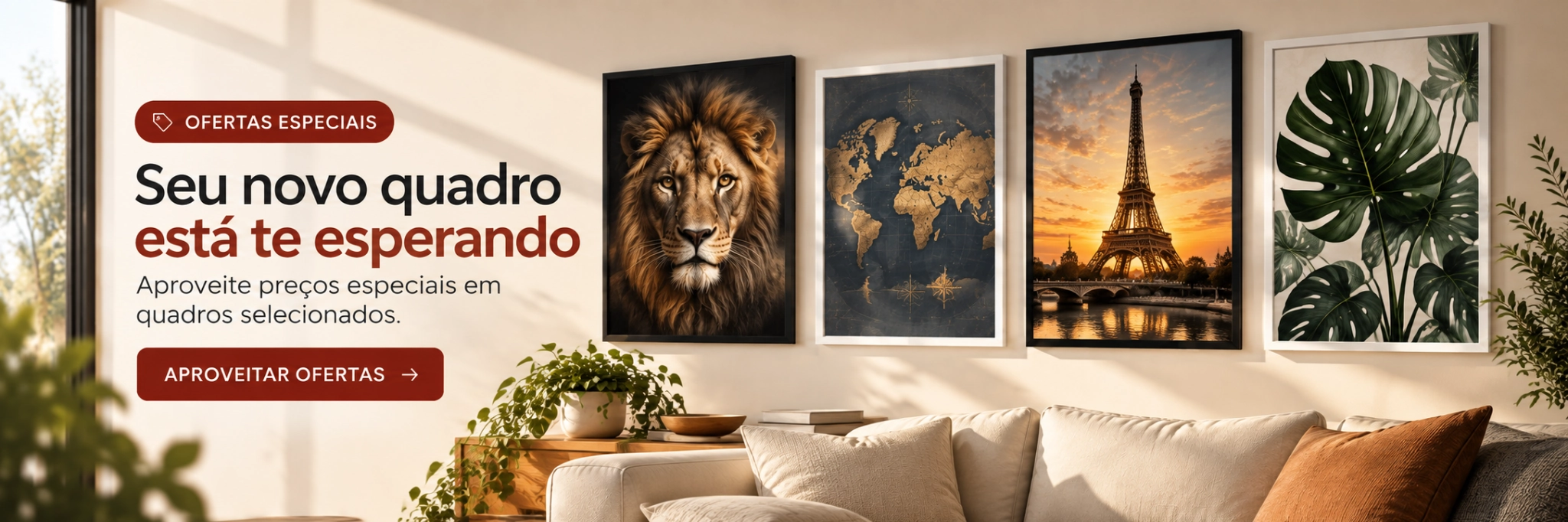 Ofertas especiais em quadros
