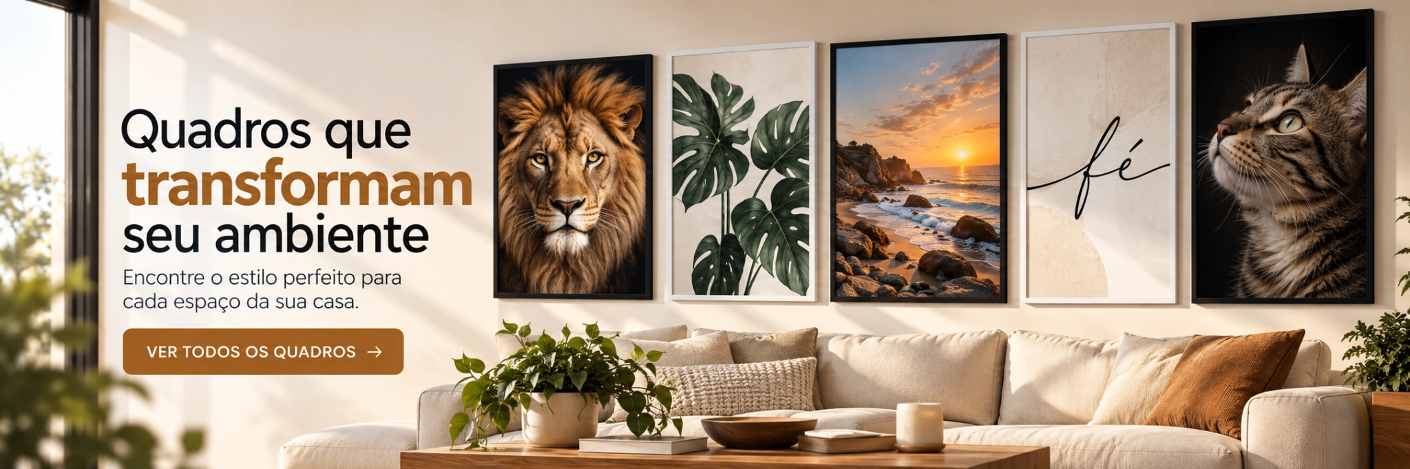 Quadros que transformam seu ambiente