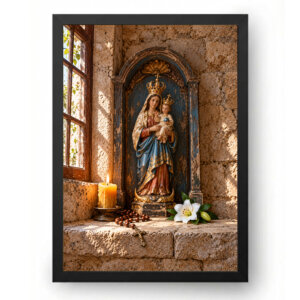 Quadro de Nossa Senhora de Nazaré Oratório de Paz e Oração