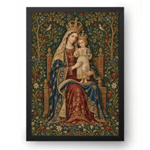Quadro de Nossa Senhora de Nazaré Tapeçaria Medieval da Devoção