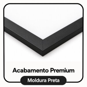 Moldura Preta